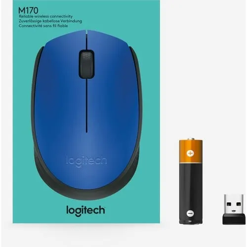 Mouse M170 Inalambrico Plug And Play Color Azul - Image 8