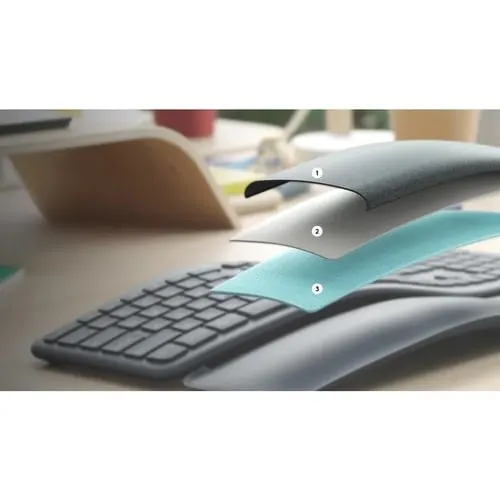 Logitech Ergo K860 Teclado - Inalámbrico Conectividad - Español - Negro - Bluetooth - 5 - 10m - 2.40ghz - Computador, Teléfono Móvil - Pc, Chromeos, Mac - Aaa Tamaño De Batería Admitida - Image 17