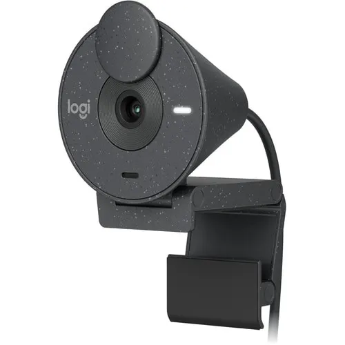 Cámara Web Logitech Brio 300 - 2megapíxel - 30fps - Grafito - Usb Tipo C - 1920 X 1080 Vídeo - Foco Estático - 70° ángulo - 1x Zoom Digital - Micrófono - Windows - Image 5