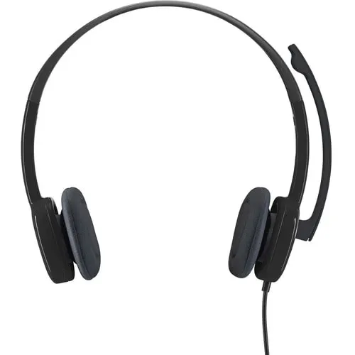 Auriculares Logitech H151 Cableado Sobre La Cabeza Estéreo - Negro - Binaural - Supra-Aural - 22ohm - 20hz A 20khz - 180cm Cable - Cancelación De Ruido - Mini-Phone (3.5mm)