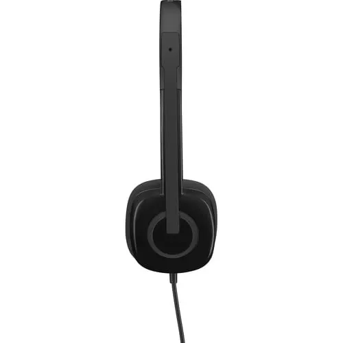 Auriculares Logitech H151 Cableado Sobre La Cabeza Estéreo - Negro - Binaural - Supra-Aural - 22ohm - 20hz A 20khz - 180cm Cable - Cancelación De Ruido - Mini-Phone (3.5mm)