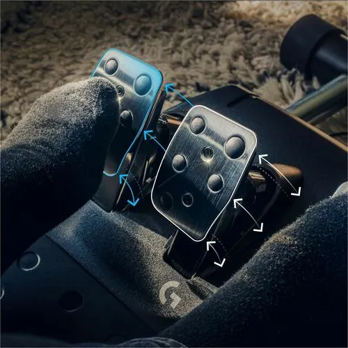 Juego De Volante Logitech G923 - Cable - Usb - Xbox One, Pc, Xbox Series X, Xbox Series S - Negro