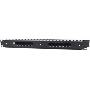 Organizador Horizontal 19" 1u Metalico 5cm - Organizador De Cable - 1u Rack Height X 19" Panel Width - Metálico - Image 4