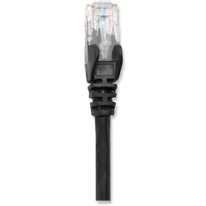 Intellinet Cable Patch 7.6m(25.0f) Cat 5e Utp Negr - Cable For Conmutador, Módem, Router, Panel De Conexión, Enchufe De Pared, Dispositivo De Red - 1gbit/S - Cable De Conexión - Oro Contacto Chapado - Negro