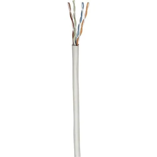 Bobina De Cable Utp Cat5e Cca Solida 305m 24 Awg Gris - Extremo Prinicpal: Cable Desnudo - Extremo Secundario: Bare Wire - 24 Awg - Gris