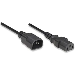 Manhattan Cable Corriente Monitor A Cpu, 1.8m - Para Fuente De Alimentación, Monitor - Iec 60320 C13 / Iec 60320 C14 - 250 V Ca - Image 2
