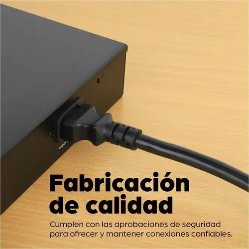 Manhattan Cable Corriente Monitor A Cpu, 1.8m - Para Fuente De Alimentación, Monitor - Iec 60320 C13 / Iec 60320 C14 - 250 V Ca - Image 4