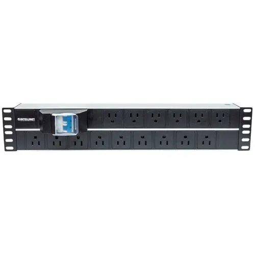 Barra Pdu 15 Cont. Gab/Rack 19" , 2u, Contr - Nema 5-15p - 3m Cordón - Montable En Bastidor - Negro - Image 3