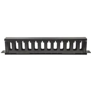 Intellinet Organizador Horizontal 19" 1u Plastico 8cm - Panel Del Administración De Cables - 1u Altura Del Rack X 19" Anchura De Panel X 85mm Longitud - Plástico - Image 3