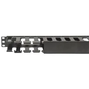 Intellinet Organizador Horizontal 19" 1u Plastico 8cm - Panel Del Administración De Cables - 1u Altura Del Rack X 19" Anchura De Panel X 85mm Longitud - Plástico - Image 4