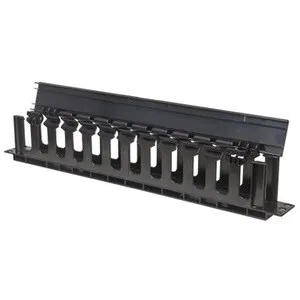 Intellinet Organizador Horizontal 19" 1u Plastico 8cm - Panel Del Administración De Cables - 1u Altura Del Rack X 19" Anchura De Panel X 85mm Longitud - Plástico - Image 5