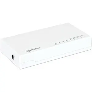 Manhattan Switch Gb 8 Ptos Blanco Mh - 2 Capa Compatible - Par Trenzado - De Escritorio - 3año(s) Garantía Limitada