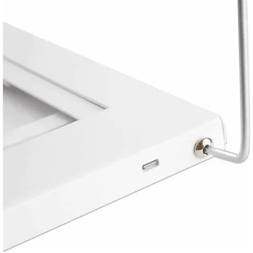Soporte Tableta Antirrobo, Pared, Blanco - 24.6cm A 26.7cm (10.5") Para Pantalla Plana - 75 X 75 - Compatible Con Montura Vesa - Acero De Algo Grado, Plástico, Acero - 1 - Image 4