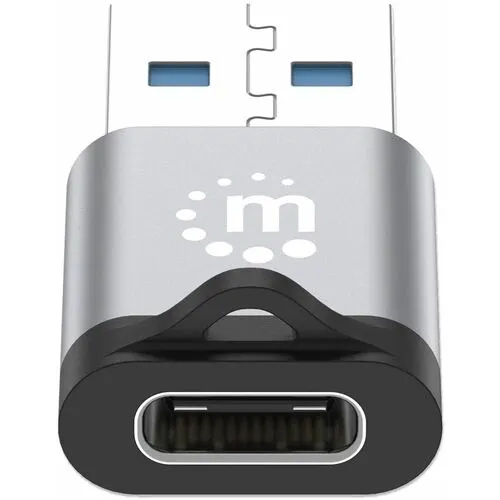 Adaptador Usb-C V3.2 Gen1, Am-Ch, 5gbps 3a - Níquel Contacto - Negro, Gris
