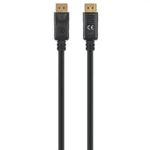 Manhattan Cable Displayport V1.4 M-M, 3.0m Negro 8k60hz - Cable For Dispositivo De Audio/Vídeo - Negro
