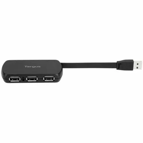Hub 4 Puertos Usb 2.0 Windows Y Mac Alimentacion Usb Negro