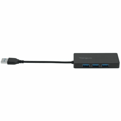 Hub 4 Puertos Usb 3.0 Windows Y Mac Alimentacion Usb Negro