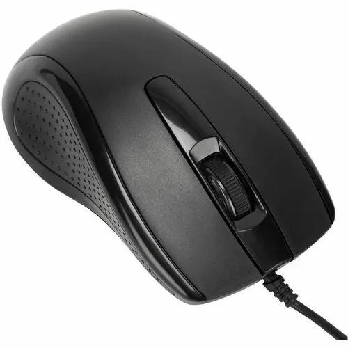 Mouse Optico Usb 5ft Diseño Ergonomico Y Ambidiestro