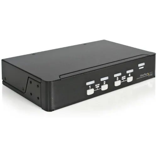 Startech.com Switch Kvm De 4 Puertos Con Usb - 1 Usuario Local - 1u - 4 Computador(es) - 1 Usuarios Locales - 1920 X 1440 - 8 X Usb - 5 X Vga - 1u - Montable En Bastidor, De Escritorio - Image 5
