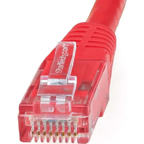Startech.com Cable De Red 91cm Categoría Cat6 Utp Rj45 Gigabit Ethernet Etl - Patch Moldeado - Rojo - Cable For Dispositivo De Red, Workstation, Dispositivo Voip - 10gbit/S - Cable De Conexión - Cmg - 24 Awg - Rojo - Image 4