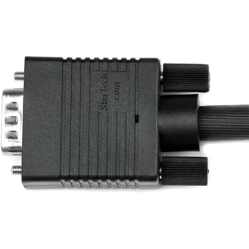 Startech.com Cable De 10.6m Coaxial De Video Vga Para Pantalla De Alta Resolución - 2x Hd15 Macho - Cable For Dispositivo De Vídeo, Monitor - Extremo Prinicpal: 1 X 15-Pines Hd-15 - Macho - Extremo Secundario: 1 X 15-Pines Hd-15 - Macho - Negro - Image 3