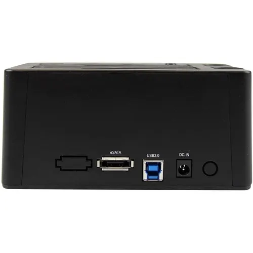 Startech.com Docking Station Esata Usb 3.0 Con Uasp De 2 Bahías Para Disco Duro O Ssd Sata De 2.5 O 3.5 Pulgadas - 2 X Hdd Admitido - 2 X Ssd Admitido - 2 X Bahía Total - 2 X Bahía 2,5"/3,5" - Plástico - Image 4