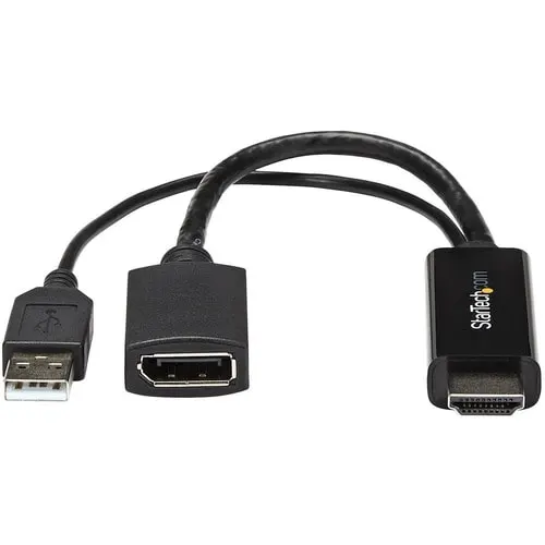 Startech.com Convertidor Hdmi A Displayport - Adaptador 4k - Negro - Image 5