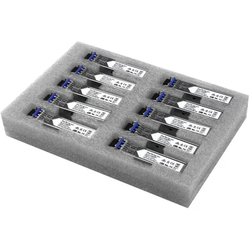 Paquete 10 Sfps Gigabit Fibra Glc-Lh-Smd Lc Mm/Sm 10km550m . - Image 5
