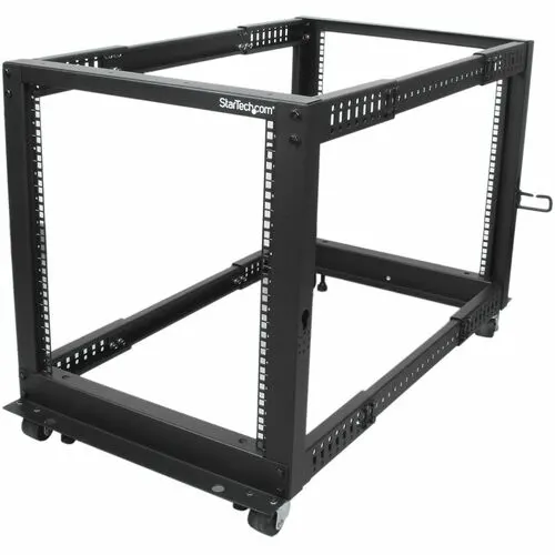 Startech.com Rack 12u Móvil De Marco Abierto De 4 Postes Para Servidores - Rack De 19 Pulgadas - Ruedas O Patas Niveladoras - Acero, Acero Laminado En Frío - 544g Capacidad De Peso Estático - Image 3