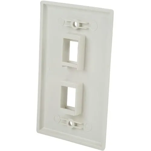 Startech.com Placa De Pared De 2 Salidas Rj45 - Color Blanco - 2 X Puerto(s) Rj-45 - Image 2