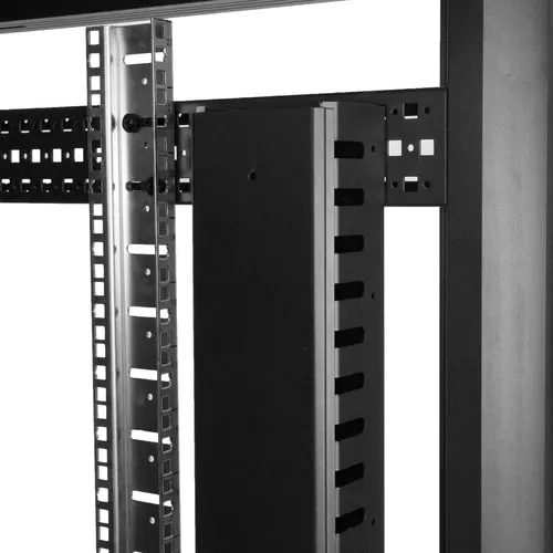 Startech.com Organizador Vertical De Cableado Con Lengüetas - 20u - 91cm - Panel De Administración De Cableado De Montaje En Rack - Panel De Conductos - 20u Altura Del Rack X 99.1mm Longitud - Acero, Plástico - Image 13