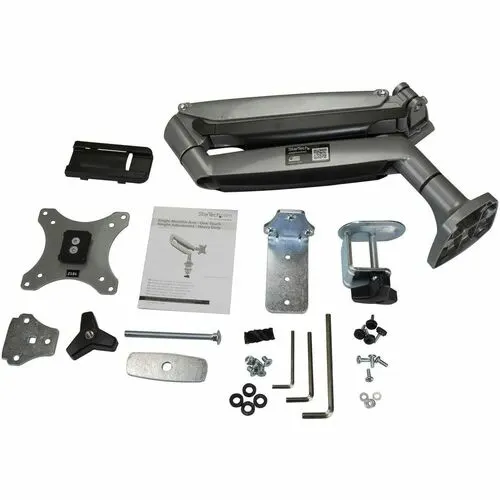 Startech.com Brazo Ergonómico De Escritorio Para Monitor Vesa Hasta 9kg - Movimiento Total, Altura Ajustable Y Articulado - Plata - Altura Ajustable - 1 Pantalla(s) Admitidas - 33cm A 86.4cm (34") Para Pantalla Plana - 9.03kg Capacidad De Carga - 75 X 75, 100 X 100 - Aluminio - 1 Solamente - Image 10
