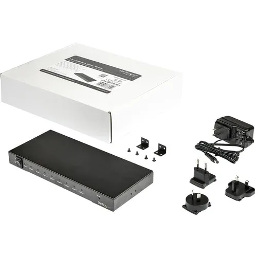 Startech.com Divisor Splitter Hdmi De 8 Puertos - 4k 60hz Con Audio 7.1 - 3840 × 2160 - 1 X Entrada Hdmi - 8 X Salida Hdmi - Image 2
