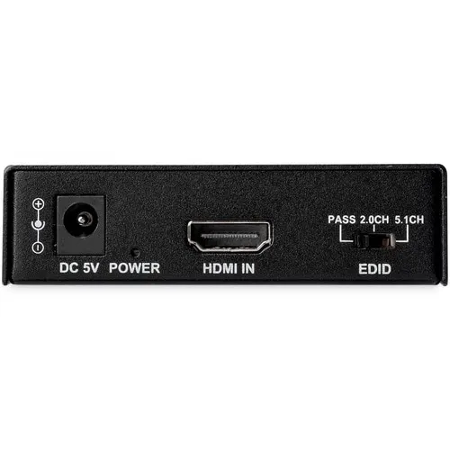 Startech.com Divisor De Audio Y Video Hdmi Compatible Con 4k 60hz - Extractor De Audio Hdmi 4k -Hdr - Con Audio óptico Toslink Y Rca - Audio Hdmi - Compatible Con Las últimas Especificaciones Y Video Hdr Con Gran Ancho De Banda De Hasta 18gbps Del Hdmi 2. - Funciones: Extracción De Audio, Desembebedor De Audio - 4096 X 2160 - Hdmi - 1 Solamente - Image 3