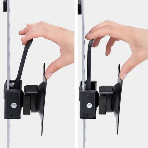 Startech.com Soporte Vesa De Cubículo Para Monitor De Hasta 34" - Ergonómico De Altura Ajustable - Instalación En Pared De Cubículo - Altura Ajustable - 1 Pantalla(s) Admitidas - 86.4cm (34") Para Pantalla Plana - 7.98kg Capacidad De Carga - 75 X 75, 100 X 100 - Acero, Plástico - 1 Solamente - Image 4