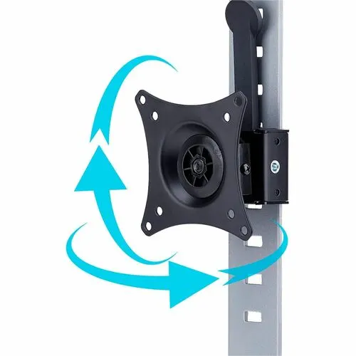 Startech.com Soporte Vesa De Cubículo Para Monitor De Hasta 34" - Ergonómico De Altura Ajustable - Instalación En Pared De Cubículo - Altura Ajustable - 1 Pantalla(s) Admitidas - 86.4cm (34") Para Pantalla Plana - 7.98kg Capacidad De Carga - 75 X 75, 100 X 100 - Acero, Plástico - 1 Solamente - Image 5