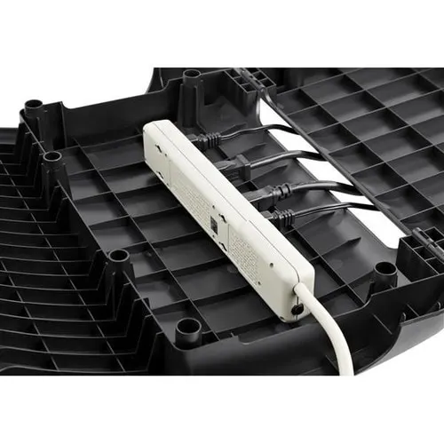 Startech.com Reposapiés Ergonómico Basculante Con Gestor De Cables/Almacenamiento - Soporte Para Debajo Del Escritorio - Antideslizante - 30° Inclinable - Goma - Image 7