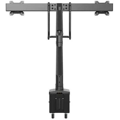 Startech.com Armslimdual2usb3 Soporte De Escritorio Con Brazos Para 2 Monitores - 2x Usb 3.0 - Pieza De Sujeción C - Altura Ajustable - 2 Pantalla(s) Admitidas - 43.2cm A 81.3cm (32") Para Pantalla Plana - 15.97kg Capacidad De Carga - 75 X 75, 100 X 100 - Aluminio - Image 3