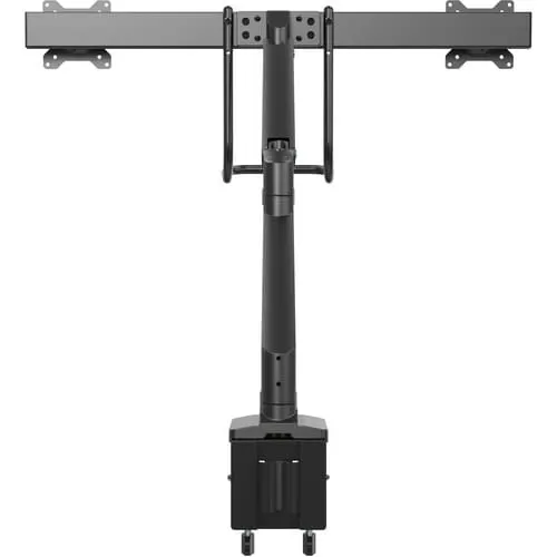 Startech.com Armslimdual2usb3 Soporte De Escritorio Con Brazos Para 2 Monitores - 2x Usb 3.0 - Pieza De Sujeción C - Altura Ajustable - 2 Pantalla(s) Admitidas - 43.2cm A 81.3cm (32") Para Pantalla Plana - 15.97kg Capacidad De Carga - 75 X 75, 100 X 100 - Aluminio - Image 5