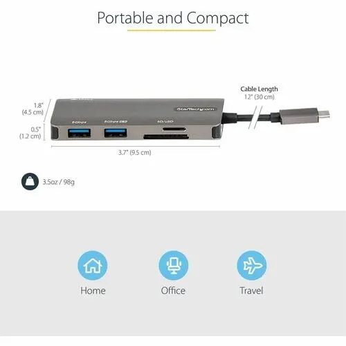 Adaptador Multipuertos Usb C Hdmi 4k Con Pd Passthrough De 100w - Image 6