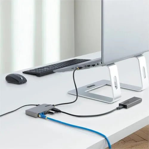 Startech.com Hub Usb De 3 Puertos Usba - Usb 3.0 De 5gbps - Concentrador Usb De 3 Puertos Usb-A - Usb Portátil - Red Ethernet Rj45 - Soporte Uasp - 4 Total Usb Port(s)1 Puerto(s) De Red (rj-45) - Pc, Mac, Linux, Chromeos, Android - Image 8