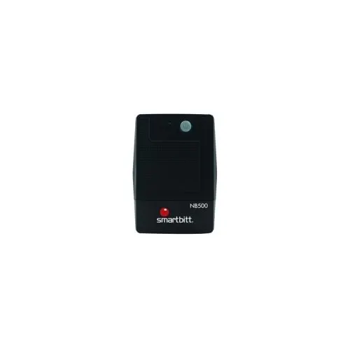 No-Break Smartbitt 500, 500 Va, 250 W, 4 Contactos, Negro, Hogar, Con Regulador Y Supresor De Picos.