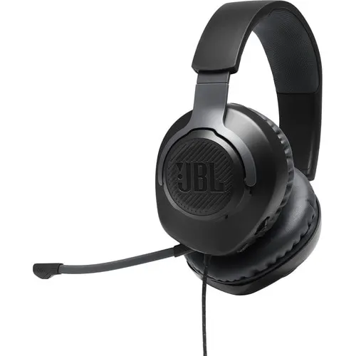 Auriculares De Gaming Jbl Quantum 100 Cableado Sobre La Cabeza Estéreo - Negro - Binaural - Circumaural - 32ohm - 20hz A 20khz - 120cm Cable - Mini-Phone (3.5mm)