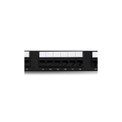 Brobotix Panel De Parcheo Cat6 24 Puertos - Rack Gabinete 19" Administrador De Cables Patch Rj45 Cat6 - Image 3