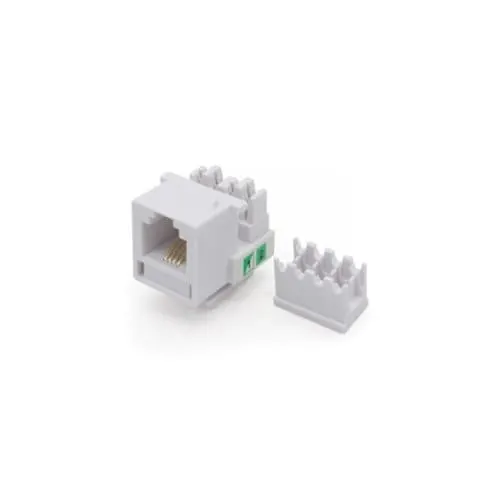 Brobotix Jack Rj11 Cat3 Telefónico Color Blanco - Jack Rj11 Rj12 De Impacto - Cople Caja Tapa Faceplate - Image 3