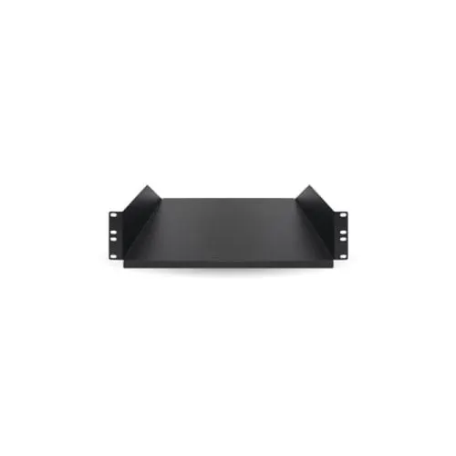 Brobotix Charola, Estante, Bandeja Estándar Universal Para Gabinete O Rack 2u Lisa 35 Cm Profundidad, Soporta Hasta 20 Kg - Rack Gabinete 19" - 2 Unidades 35 Centimetros De Profundidad 20 Kilogramos De Carga - Metal, Switch Servidor Monitor - Image 2