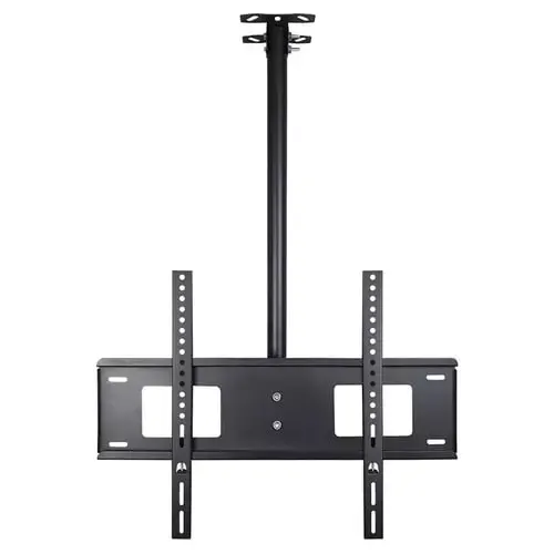 Brobotix Soporte De Techo Para Tv De 32" A 72", Con Ajuste De Altura, Giro 360º E Inclinación, Soporta Hasta 50 Kg. Vesa: 100x100, 200x200, 300x300, 400x400, 400x600. Color Negro. Smart Tv, Soporte Para Tv , Soporte De Techo Para Pared Tv, Soporte Tv, Soporte Universal, Pantalla Tv, Compatible Con Pantallas Lg® , Hisense® , Samsung® , Sansui®, Fijación En Techo Para Tv, Soporte De Cielorraso. - Image 2