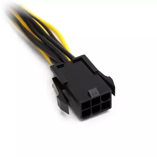 Brobotix Cable Interno De Alimentación Adaptador Pci Express 6 Pines A 8 Pines Dual, Longitud 20 Centímetros - Image 2