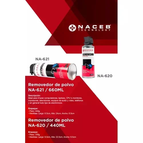Aire Comprimido Naceb 660 Ml