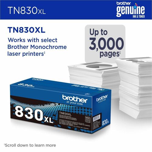 Brother Cartucho De Tóner Brother Láser - Negro - Original - 1 Solamente